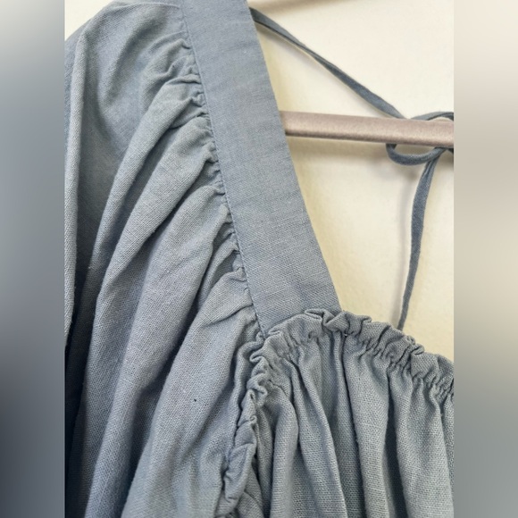 Forever 21 Square Neck Puff-Sleeves Crop Top - Picture 8 of 11